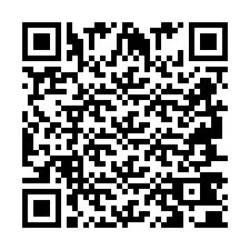 Codice QR per il numero di telefono +2694740098