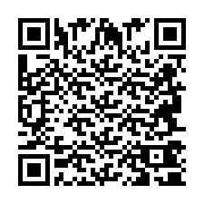 QR Code pour le numéro de téléphone +2694740112