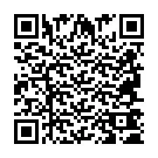 Codice QR per il numero di telefono +2694740223