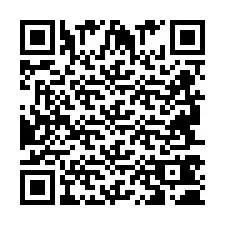 QR Code pour le numéro de téléphone +2694740246