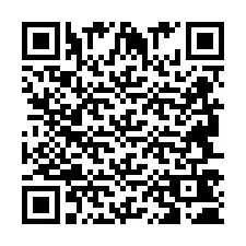 Codice QR per il numero di telefono +2694740252