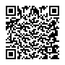 Codice QR per il numero di telefono +2694740258