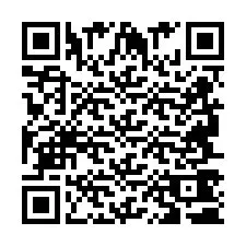 QR Code pour le numéro de téléphone +2694740396