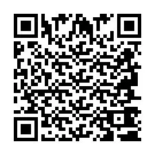 QR-code voor telefoonnummer +2694740398