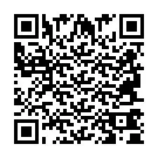 Codice QR per il numero di telefono +2694740403