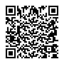 Codice QR per il numero di telefono +2694740404