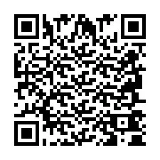 Codice QR per il numero di telefono +2694740424