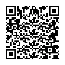 Codice QR per il numero di telefono +2694740456