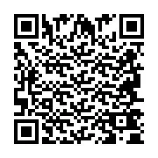 QR-код для номера телефона +2694740466