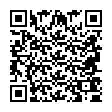 QR код за телефонен номер +2694740467