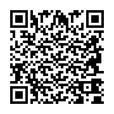 QR-code voor telefoonnummer +2694740482