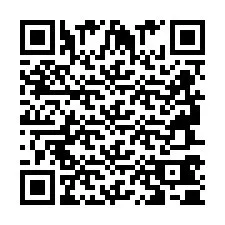 Codice QR per il numero di telefono +2694740500