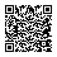 Código QR para número de telefone +2694740513