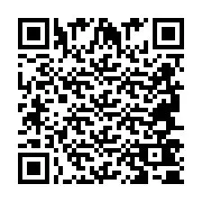 Código QR para número de telefone +2694740573