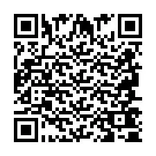 Kod QR dla numeru telefonu +2694740578