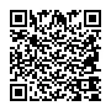 QR-code voor telefoonnummer +2694740583