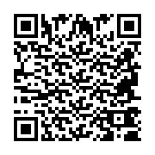 Código QR para número de teléfono +2694740617