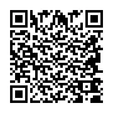 QR-код для номера телефона +2694740626