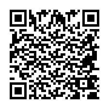 QR Code pour le numéro de téléphone +2694740667