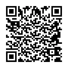 QR Code pour le numéro de téléphone +2694740697