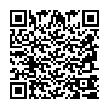 QR Code pour le numéro de téléphone +2694740700