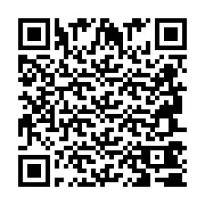 Codice QR per il numero di telefono +2694740710