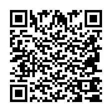 Código QR para número de telefone +2694740713