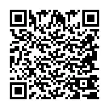 QR-code voor telefoonnummer +2694740716