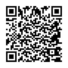 Codice QR per il numero di telefono +2694740717