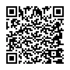 QR-code voor telefoonnummer +2694740718