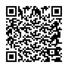 Código QR para número de telefone +2694740721