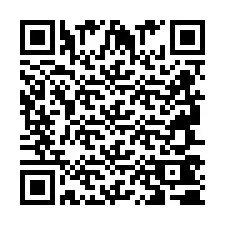 Código QR para número de telefone +2694740730