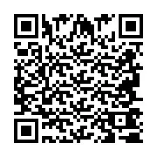 QR-code voor telefoonnummer +2694740736