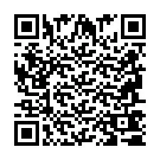 QR-koodi puhelinnumerolle +2694740755