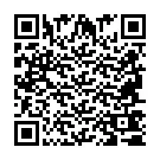 QR-code voor telefoonnummer +2694740757