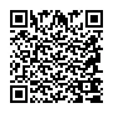 QR-код для номера телефона +2694740761