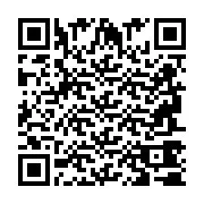 QR код за телефонен номер +2694740785