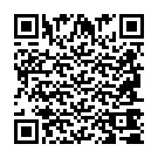 Código QR para número de teléfono +2694740789