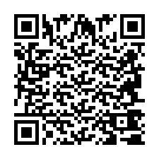 Código QR para número de teléfono +2694740792