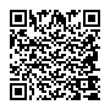 QR код за телефонен номер +2694740796