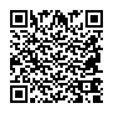 QR-code voor telefoonnummer +2694740807