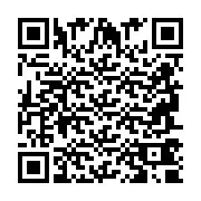 Código QR para número de telefone +2694740815