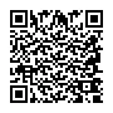 QR Code pour le numéro de téléphone +2694740834