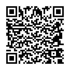 QR-код для номера телефона +2694740843