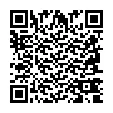 Codice QR per il numero di telefono +2694740848