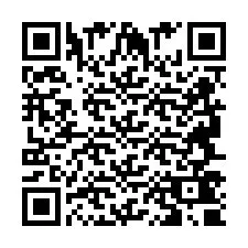 QR Code pour le numéro de téléphone +2694740872