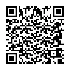 Código QR para número de telefone +2694740882