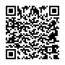 QR-koodi puhelinnumerolle +2694740887