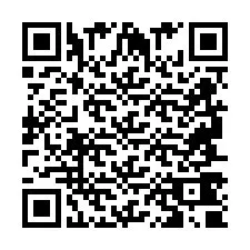 Codice QR per il numero di telefono +2694740899