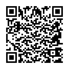 Código QR para número de telefone +2694741287